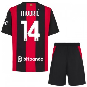 AC Milán Modrić 14 Domácí 2026-27 - Dětské Fotbalové Dresy (S/S)
