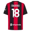 AC Milán Nkunku 18 Domácí 2026-27 - Fotbalové Dresy (S/S)