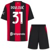 AC Milán Pavlovic 31 Domácí 2026-27 - Dětské Fotbalové Dresy (S/S) AC Milán Pavlovic 31 Domácí 2026-27 - Dětské Fotbalové Dresy (S/S)