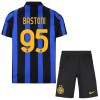 Inter Milán Bastoni 95 Domácí 2026-27 - Dětské Fotbalové Dresy (S/S) Inter Milán Bastoni 95 Domácí 2026-27 - Dětské Fotbalové Dresy (S/S)