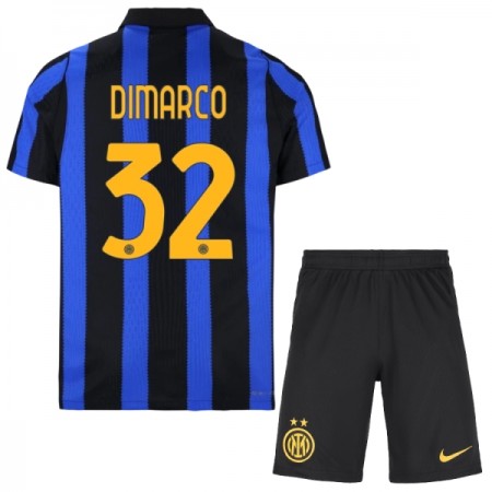 Inter Milán Dimarco 32 Domácí 2026-27 - Dětské Fotbalové Dresy (S/S) Inter Milán Dimarco 32 Domácí 2026-27 - Dětské Fotbalové Dresy (S/S)
