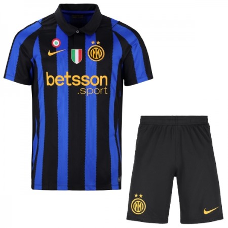 Inter Milán Domácí 2026-27 - Dětské Fotbalové Dresy (S/S)