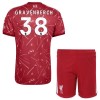 Liverpool Gravenberch 38 Domácí 2026-27 - Dětské Fotbalové Dresy (S/S) Liverpool Gravenberch 38 Domácí 2026-27 - Dětské Fotbalové Dresy (S/S)