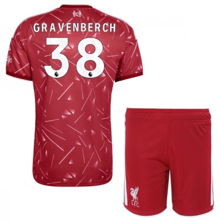 Liverpool Gravenberch 38 Domácí 2026-27 - Dětské Fotbalové Dresy (S/S) Liverpool Gravenberch 38 Domácí 2026-27 - Dětské Fotbalové Dresy (S/S)