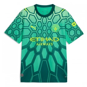 Manchester City Brankářské Domácí Zelená 2026-27 - Fotbalové Dresy (S/S)
