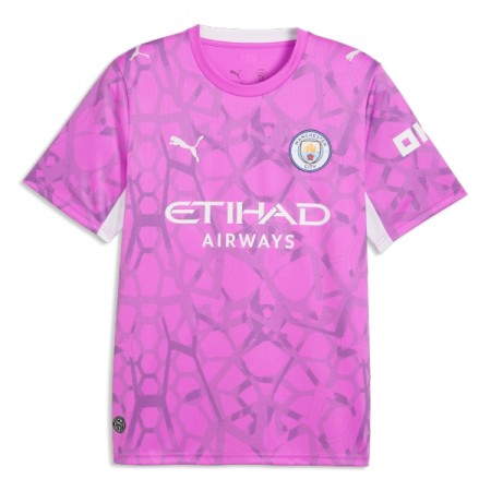 Manchester City Brankářské Venkovní Růžová 2026-27 - Fotbalové Dresy (S/S)