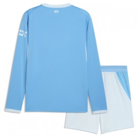 Manchester City Domácí 2026-27 - Dětské Fotbalové Dresy (L/S)