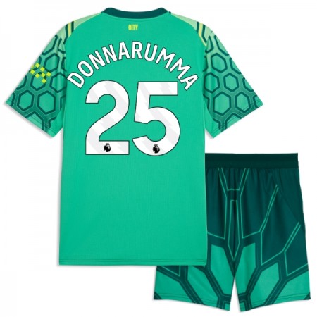 Manchester City Donnarumma 25 Brankářské Domácí Zelená 2026-27 - Dětské Fotbalové Dresy (S/S) Manchester City Donnarumma 25 Brankářské Domácí Zelená 2026-27 - Dětské Fotbalové Dresy (S/S)