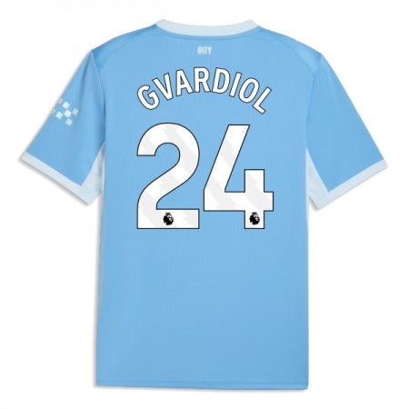 Manchester City Gvardiol 24 Domácí 2026-27 - Fotbalové Dresy (S/S) Manchester City Gvardiol 24 Domácí 2026-27 - Fotbalové Dresy (S/S)