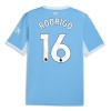 Manchester City Rodrigo 16 Domácí 2026-27 - Fotbalové Dresy (S/S) Manchester City Rodrigo 16 Domácí 2026-27 - Fotbalové Dresy (S/S)
