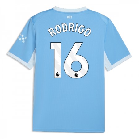 Manchester City Rodrigo 16 Domácí 2026-27 - Fotbalové Dresy (S/S) Manchester City Rodrigo 16 Domácí 2026-27 - Fotbalové Dresy (S/S)