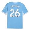 Manchester City Savinho 26 Domácí 2026-27 - Fotbalové Dresy (S/S) Manchester City Savinho 26 Domácí 2026-27 - Fotbalové Dresy (S/S)