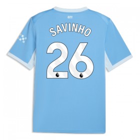 Manchester City Savinho 26 Domácí 2026-27 - Fotbalové Dresy (S/S)