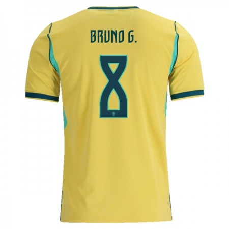 Brazílie Bruno Guimaraes 8 Domácí MS 2026 - Fotbalové Dresy (S/S) Brazílie Bruno Guimaraes 8 Domácí MS 2026 - Fotbalové Dresy (S/S)