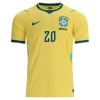 Brazílie Estevao 20 Domácí MS 2026 - Fotbalové Dresy (S/S)