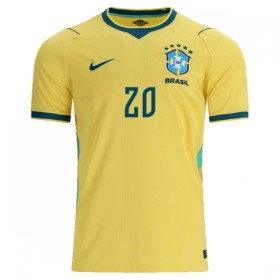 Brazílie Estevao 20 Domácí MS 2026 - Fotbalové Dresy (S/S)
