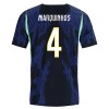 Brazílie Marquinhos 4 Venkovní MS 2026 - Fotbalové Dresy (S/S) Brazílie Marquinhos 4 Venkovní MS 2026 - Fotbalové Dresy (S/S)