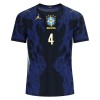 Brazílie Marquinhos 4 Venkovní MS 2026 - Fotbalové Dresy (S/S)