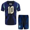 Brazílie Pele 10 Venkovní MS 2026 - Dětské Fotbalové Dresy (S/S) Brazílie Pele 10 Venkovní MS 2026 - Dětské Fotbalové Dresy (S/S)