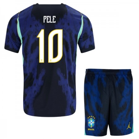 Brazílie Pele 10 Venkovní MS 2026 - Dětské Fotbalové Dresy (S/S) Brazílie Pele 10 Venkovní MS 2026 - Dětské Fotbalové Dresy (S/S)