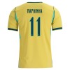 Brazílie Raphinha 11 Domácí MS 2026 - Fotbalové Dresy (S/S) Brazílie Raphinha 11 Domácí MS 2026 - Fotbalové Dresy (S/S)