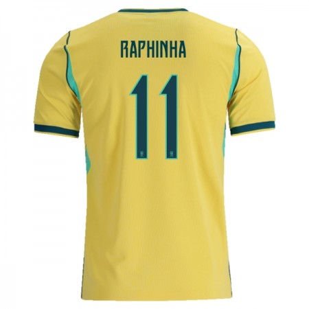 Brazílie Raphinha 11 Domácí MS 2026 - Fotbalové Dresy (S/S) Brazílie Raphinha 11 Domácí MS 2026 - Fotbalové Dresy (S/S)