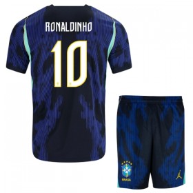 Brazílie Ronaldinho 10 Venkovní MS 2026 - Dětské Fotbalové Dresy (S/S)