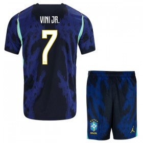 Brazílie Vini JR. 7 Venkovní MS 2026 - Dětské Fotbalové Dresy (S/S)