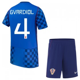Chorvatsko Gvardiol 4 Venkovní MS 2026 - Dětské Fotbalové Dresy (S/S)