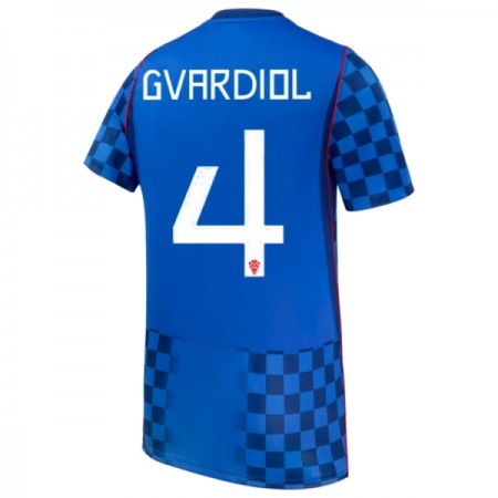 Chorvatsko Gvardiol 4 Venkovní MS 2026 - Fotbalové Dresy (S/S) Chorvatsko Gvardiol 4 Venkovní MS 2026 - Fotbalové Dresy (S/S)