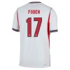 Anglie Foden 17 Domácí MS 2026 - Fotbalové Dresy (S/S) Anglie Foden 17 Domácí MS 2026 - Fotbalové Dresy (S/S)
