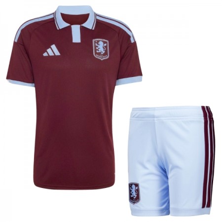 Aston Villa Domácí 2026-27 - Dětské Fotbalové Dresy (S/S)