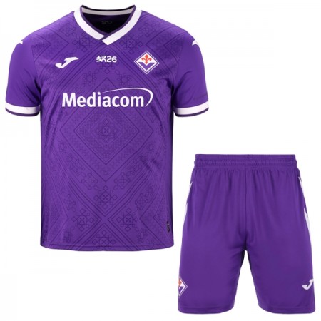 AC Fiorentina Domácí 2026-27 - Dětské Fotbalové Dresy (S/S)