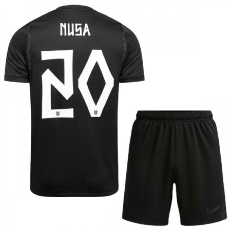 Norsko Nusa 20 Venkovní MS 2026 - Dětské Fotbalové Dresy (S/S) Norsko Nusa 20 Venkovní MS 2026 - Dětské Fotbalové Dresy (S/S)