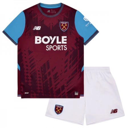 West Ham United Domácí 2026-27 - Dětské Fotbalové Dresy (S/S)