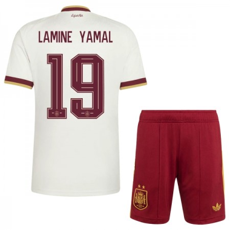 Španělsko 2 Stars Lamine Yamal 19 Venkovní MS 2026 - Dětské Fotbalové Dresy (S/S)