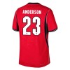 Anglie Elliot Anderson 23 Venkovní MS 2026 - Fotbalové Dresy (S/S) Anglie Elliot Anderson 23 Venkovní MS 2026 - Fotbalové Dresy (S/S)