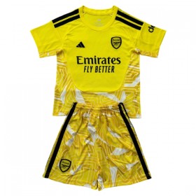 Arsenal Brankářské Žlutá 2026-27 - Dětské Fotbalové Dresy (S/S)