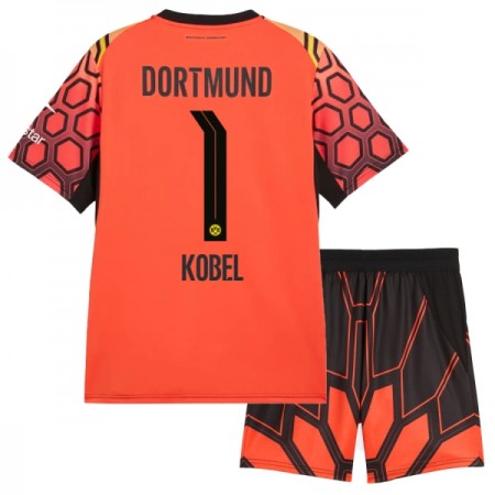 Borussia Dortmund Kobel 1 Brankářské Domácí oranžový 2026-27 - Dětské Fotbalové Dresy (S/S) Borussia Dortmund Kobel 1 Brankářské Domácí oranžový 2026-27 - Dětské Fotbalové Dresy (S/S)