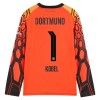 Borussia Dortmund Kobel 1 Brankářské Domácí oranžový 2026-27 - Fotbalové Dresy (L/S) Borussia Dortmund Kobel 1 Brankářské Domácí oranžový 2026-27 - Fotbalové Dresy (L/S)
