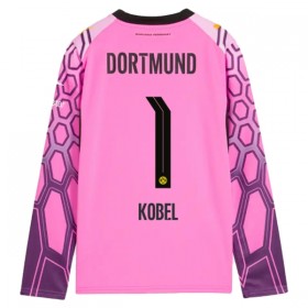 Borussia Dortmund Kobel 1 Brankářské Venkovní Růžová 2026-27 - Fotbalové Dresy (L/S)