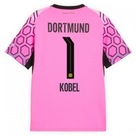 Borussia Dortmund Kobel 1 Brankářské Venkovní Růžová 2026-27 - Fotbalové Dresy (S/S)