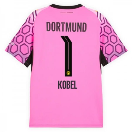 Borussia Dortmund Kobel 1 Brankářské Venkovní Růžová 2026-27 - Fotbalové Dresy (S/S) Borussia Dortmund Kobel 1 Brankářské Venkovní Růžová 2026-27 - Fotbalové Dresy (S/S)