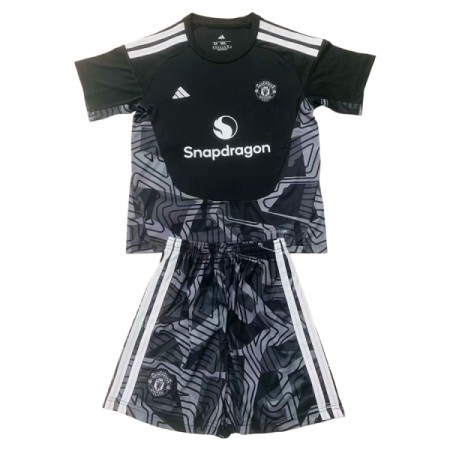 Manchester United Brankářské Černá 2026-27 - Dětské Fotbalové Dresy (S/S) Manchester United Brankářské Černá 2026-27 - Dětské Fotbalové Dresy (S/S)