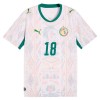 Senegal Sarr 18 Domácí MS 2026 - Fotbalové Dresy (S/S)