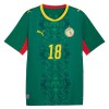 Senegal Sarr 18 Venkovní MS 2026 - Fotbalové Dresy (S/S)