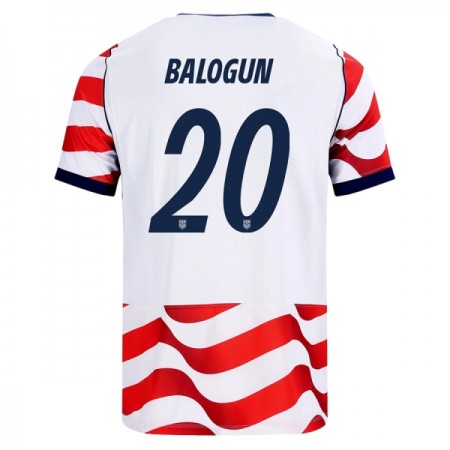Spojené Státy Americké Balogun 20 Domácí MS 2026 - Fotbalové Dresy (S/S) Spojené Státy Americké Balogun 20 Domácí MS 2026 - Fotbalové Dresy (S/S)
