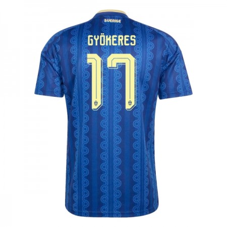 Švédsko Gyokeres 17 Venkovní MS 2026 - Fotbalové Dresy (S/S) Švédsko Gyokeres 17 Venkovní MS 2026 - Fotbalové Dresy (S/S)