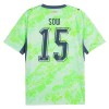 Švýcarsko Djibril Sow 15 Venkovní MS 2026 - Fotbalové Dresy (S/S)