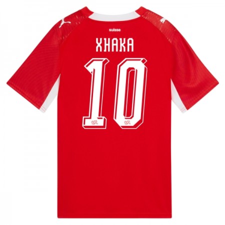 Švýcarsko Granit Xhaka 10 Domácí MS 2026 - Fotbalové Dresy (S/S) Švýcarsko Granit Xhaka 10 Domácí MS 2026 - Fotbalové Dresy (S/S)